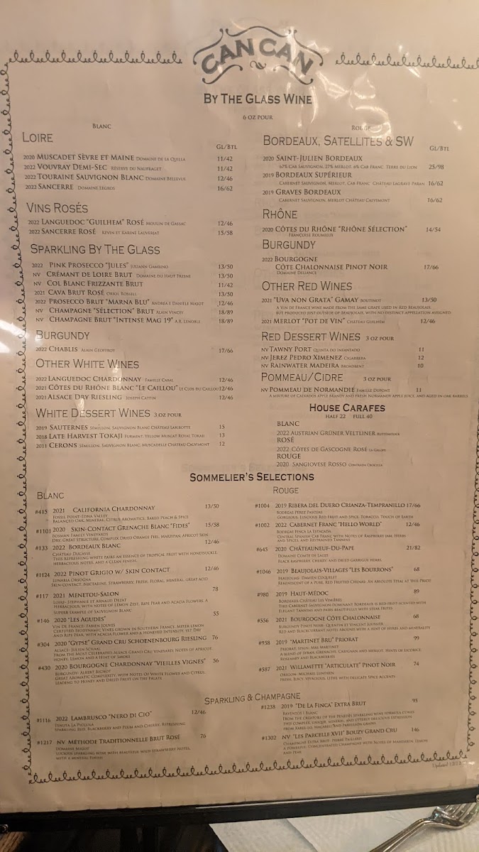 Menu Can Can Brasserie-6